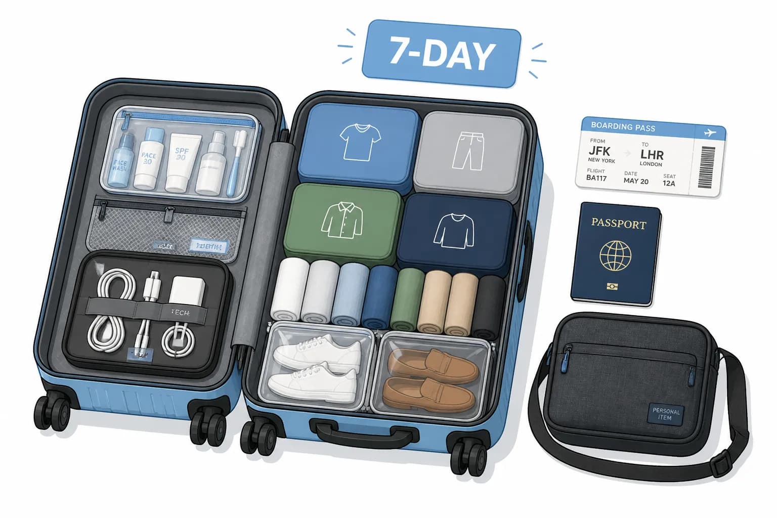 How to Pack a Carry-On for a Week: The Complete 2026 Guide