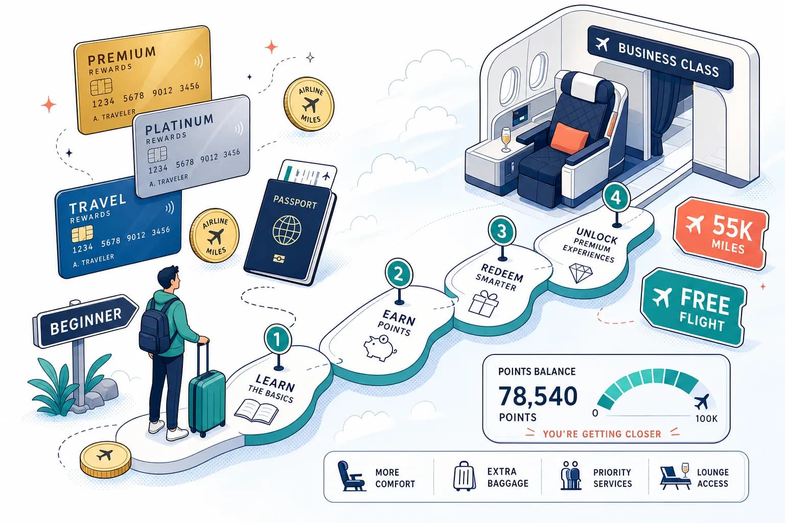 Travel Hacking for Beginners: How to Fly for Free with Points in 2026