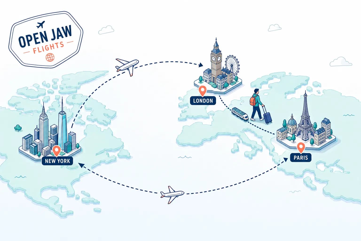 Open Jaw Flights: What They Are, How to Book Them, and When They Save You Money