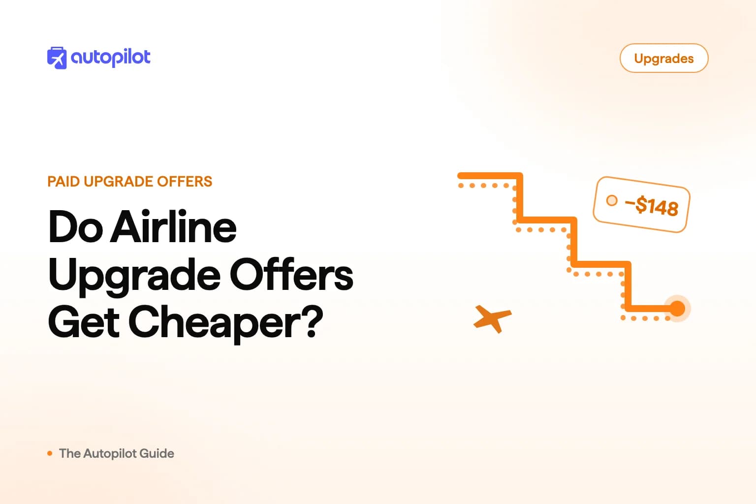A traveler viewing a dynamic cash-or-miles upgrade offer for a premium cabin seat on a phone before departure